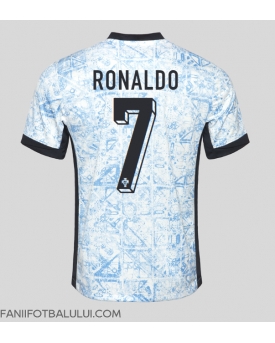 Portugalia Cristiano Ronaldo #7 Tricou Fotbal Replică European 2024 Barbati Deplasare